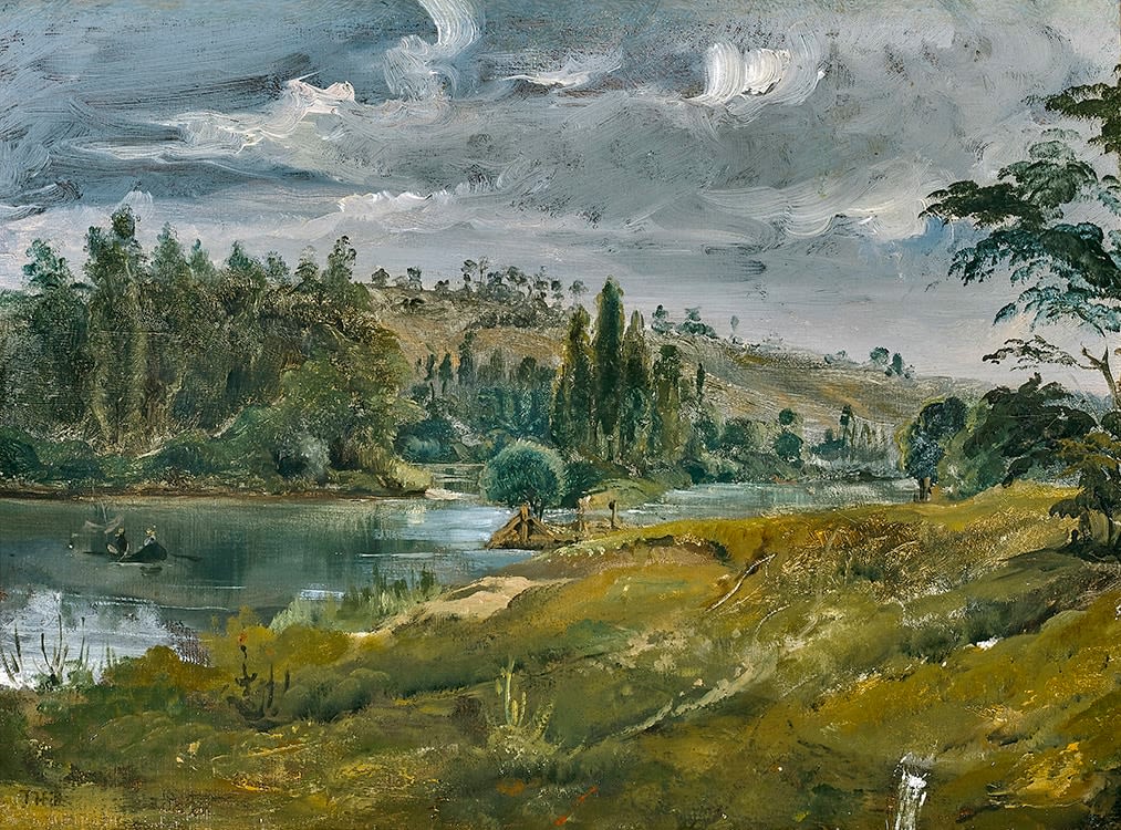 Théodore Rousseau, LA VALLÉE TOURNANTE DE THIÉZAC, AUVERGNE