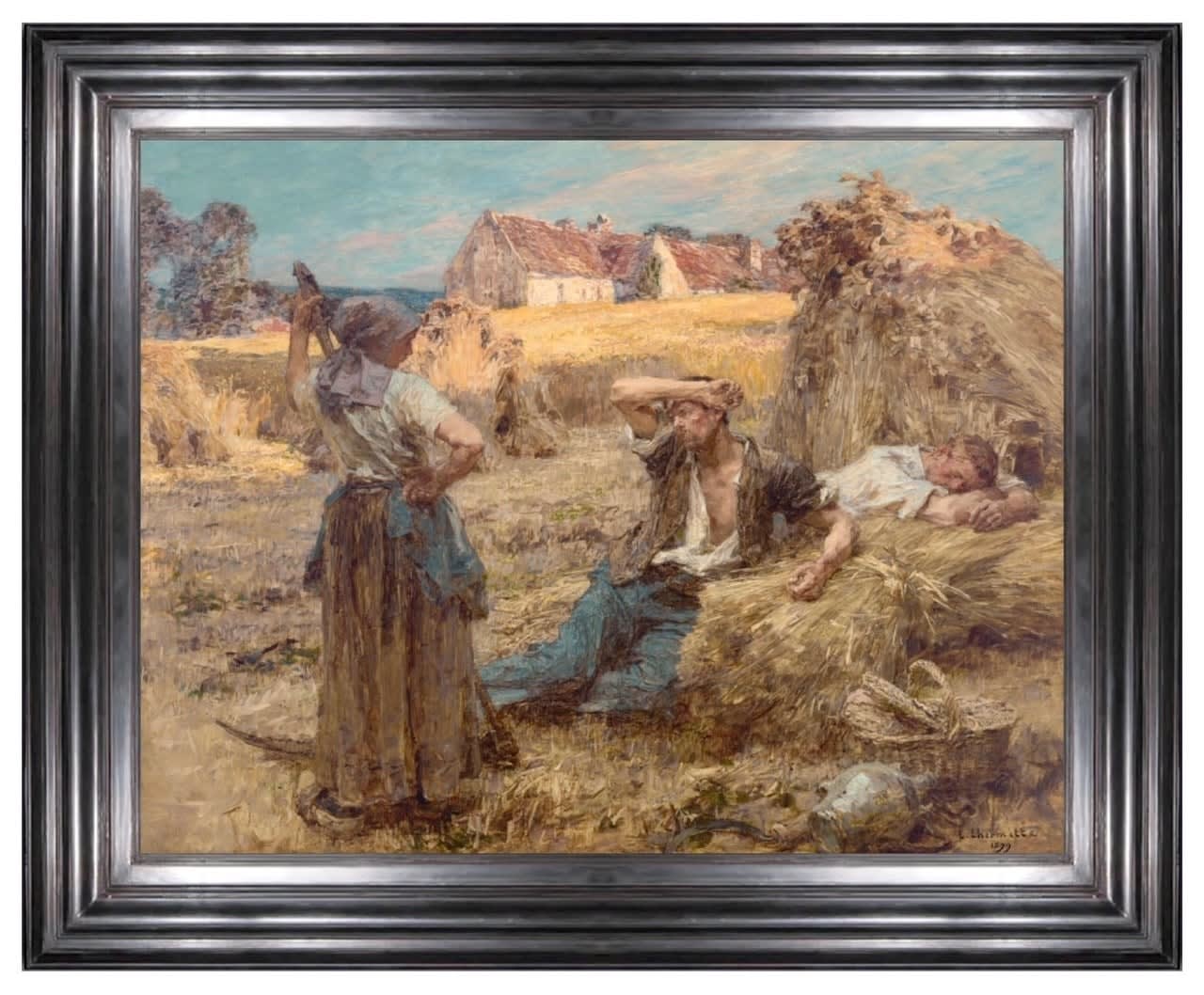 Léon Lhermitte, NOONDAY REST (LE RÉVEIL DU FAUCHEUR), 1899