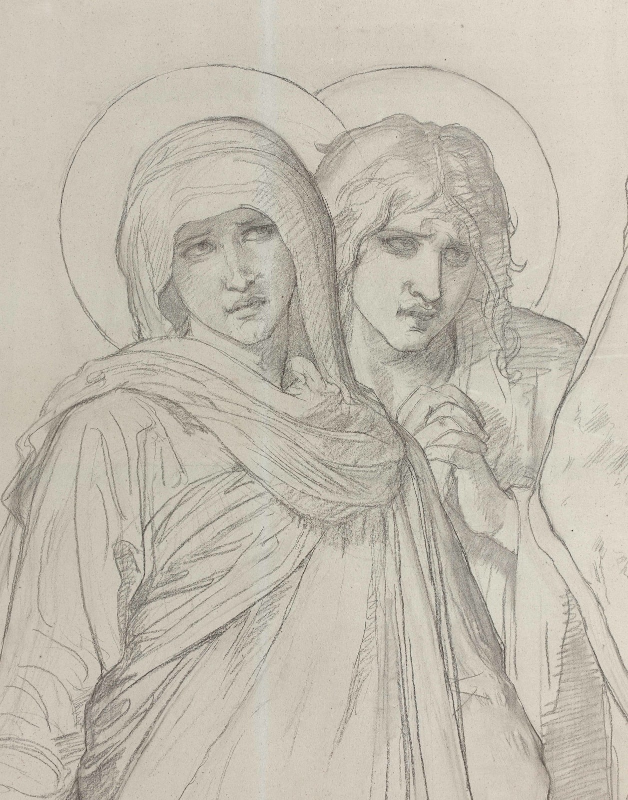 William-Adolphe Bouguereau, THE VIRGIN AT THE FOOT OF THE CROSS (VIERGE AU PIED DE LA CROIX), ca. 1889