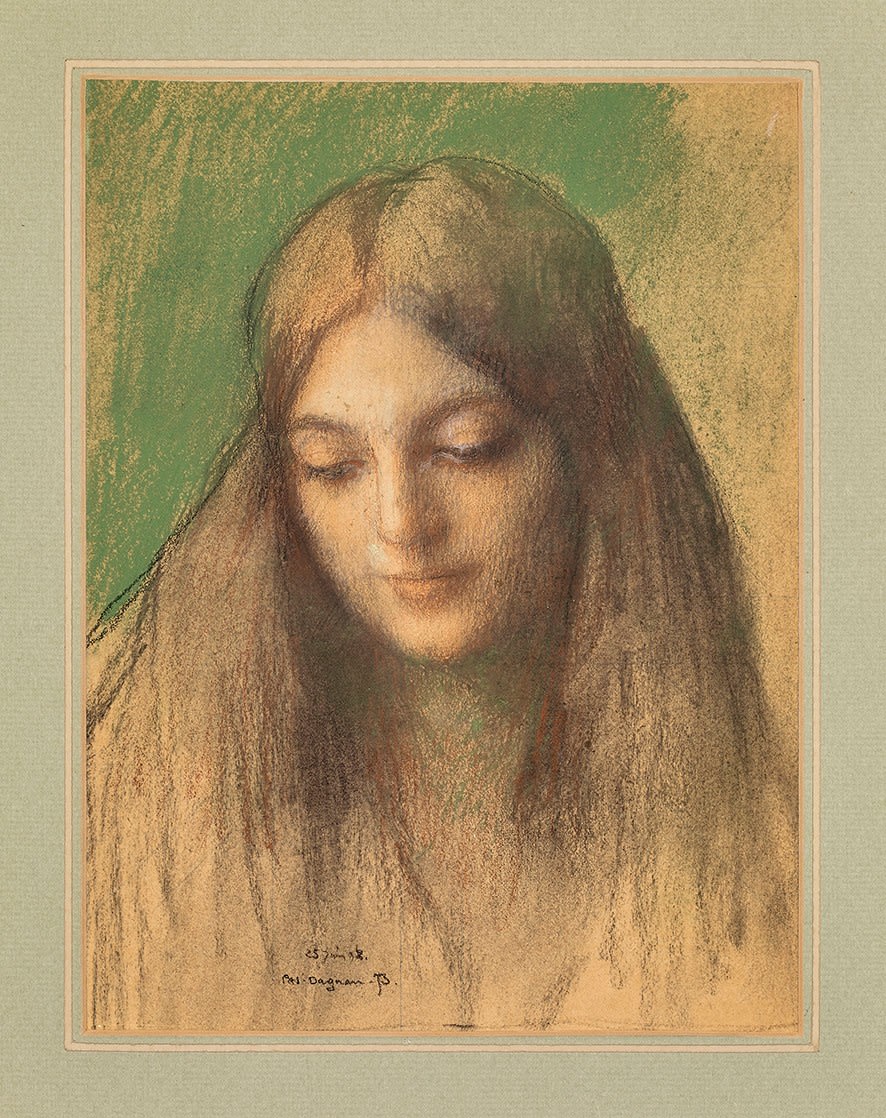 Pascal Adolphe Jean Dagnan-Bouveret, MADONNA (STUDY FOR CONSOLATRIX AFFLICTORUM), 1898