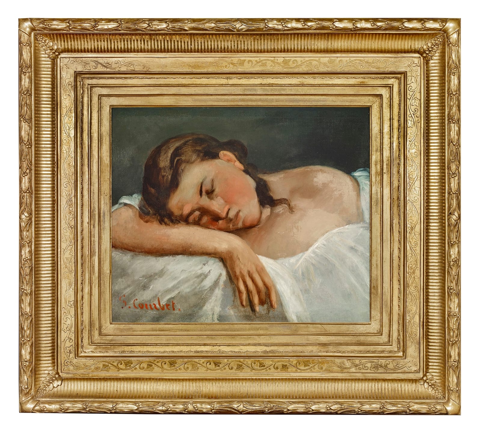 Gustave Courbet, JEUNE FILLE DORMANT (YOUNG GIRL SLEEPING), 1847