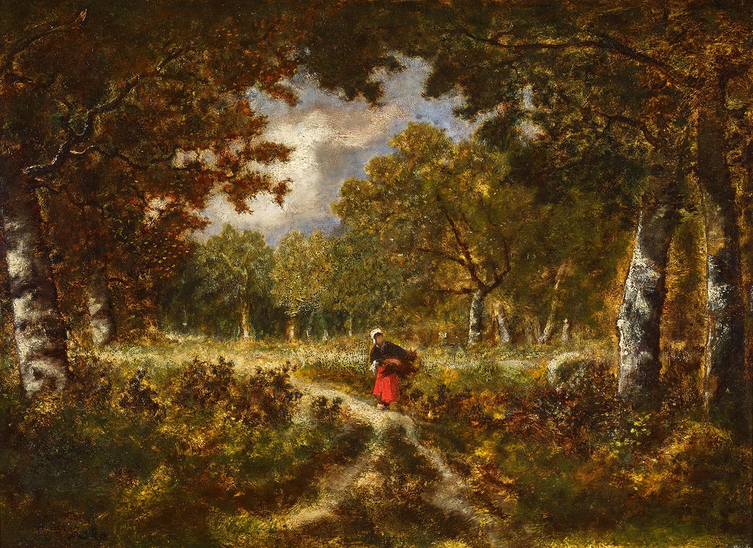 Narcisse-Virgile Diaz de la Peña, FAGOTIÈRE VENANT SUR UN SENTIER