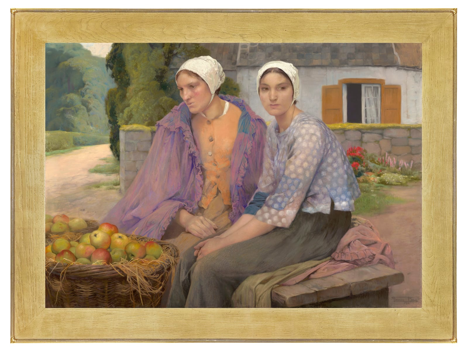 Firmin Baes, THE APPLE HARVEST, 1914