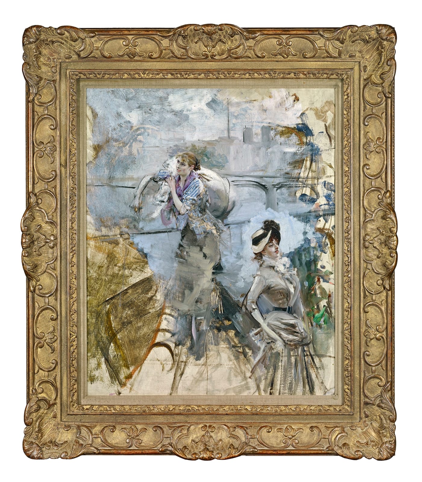 Giovanni Boldini, PARIS TYPES: A STUDY OF TWO WOMEN, circa 1878