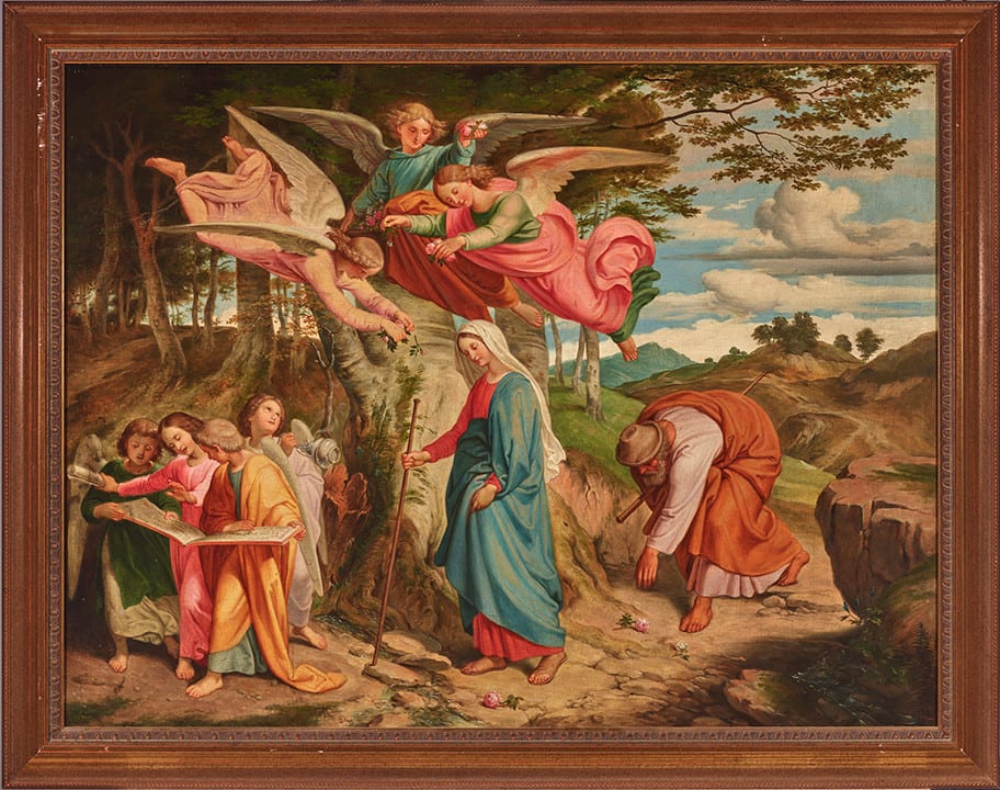 Joseph Führich, MARY’S WALK ACROSS THE MOUNTAINS, after 1841