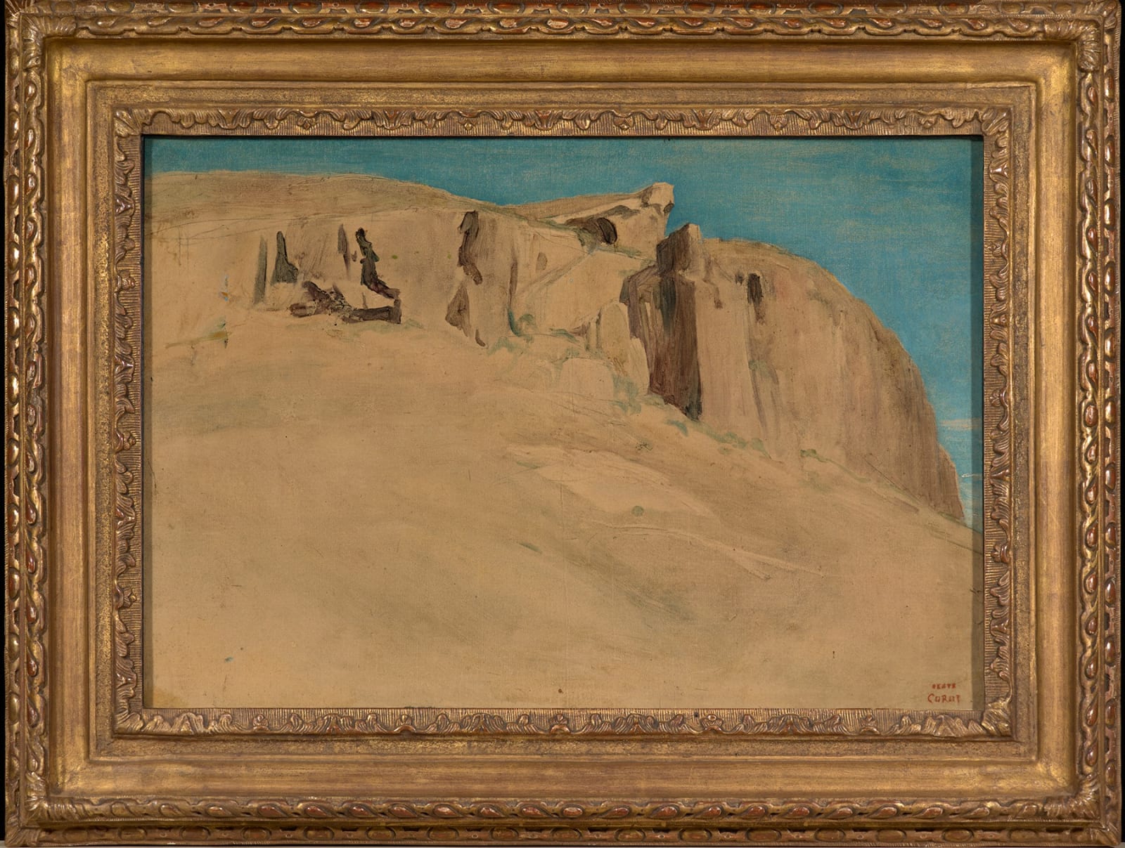 Jean-Baptiste-Camille Corot, CIVITAS CASTELLANA, HIGH ROCKS, ca. 1826-1828