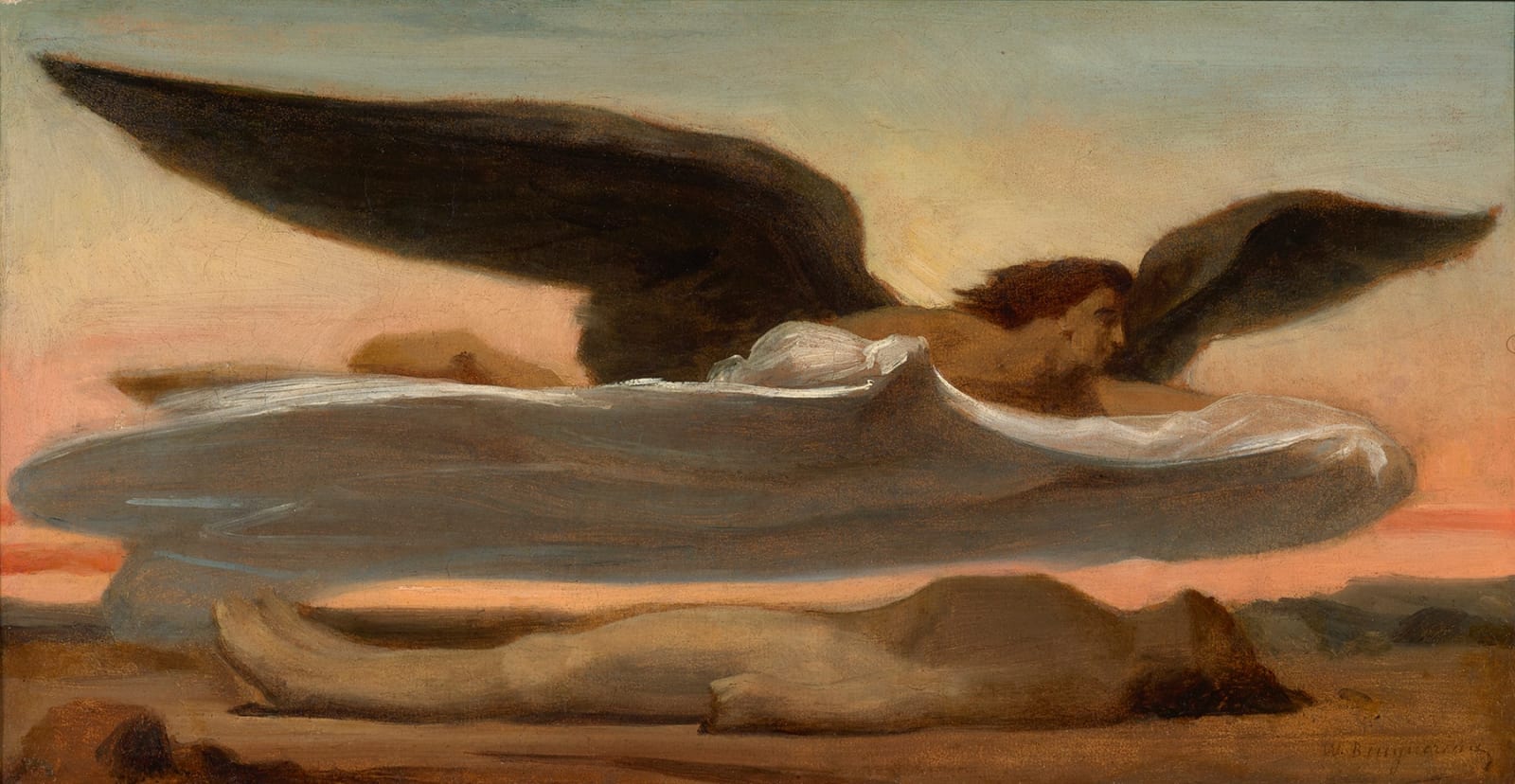 William-Adolphe Bouguereau, STUDY FOR EGALITY (ESQUISSE POUR L’ÉGALITÉ DEVANT LA MORT), ca.1848