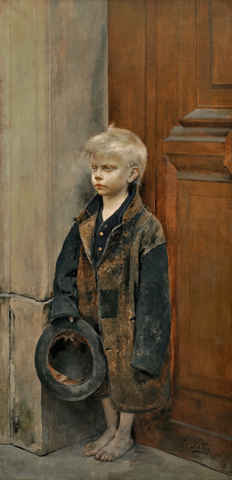 Fernand Pelez, PETIT MISÈRE (MENDIANT AU CHAPEAU), circa 1886