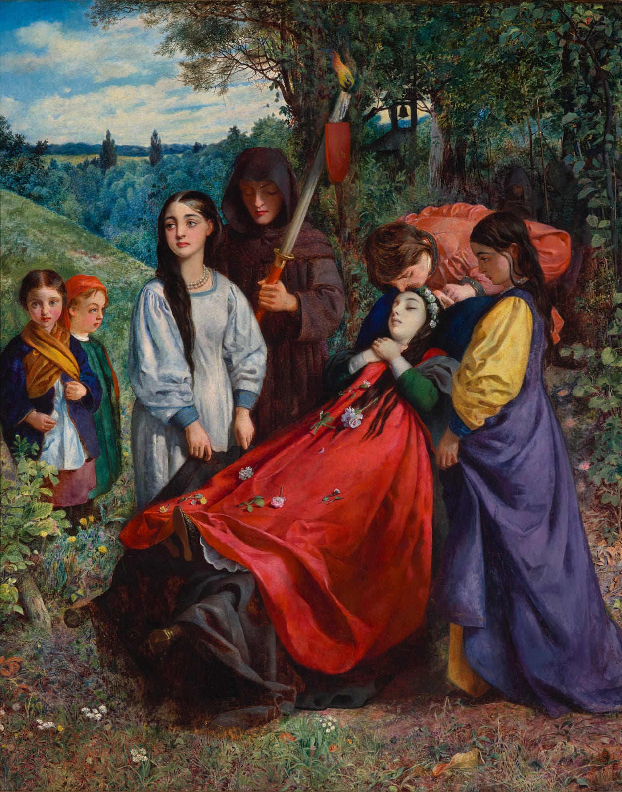 George Adolphus Storey, THE BRIDE'S BURIAL, 1859