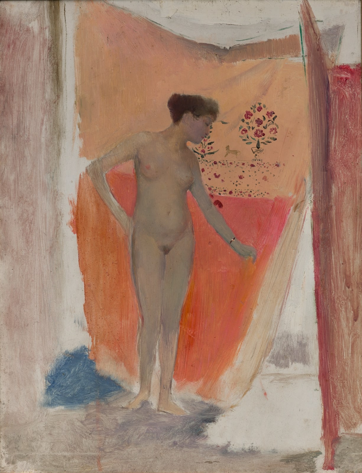 Georges Antoine Rochegrosse, MARIE ROCHEGROSSE, NUDE IN THE STUDIO OF THE ARTIST IN DJENAN MERYEM, after 1890