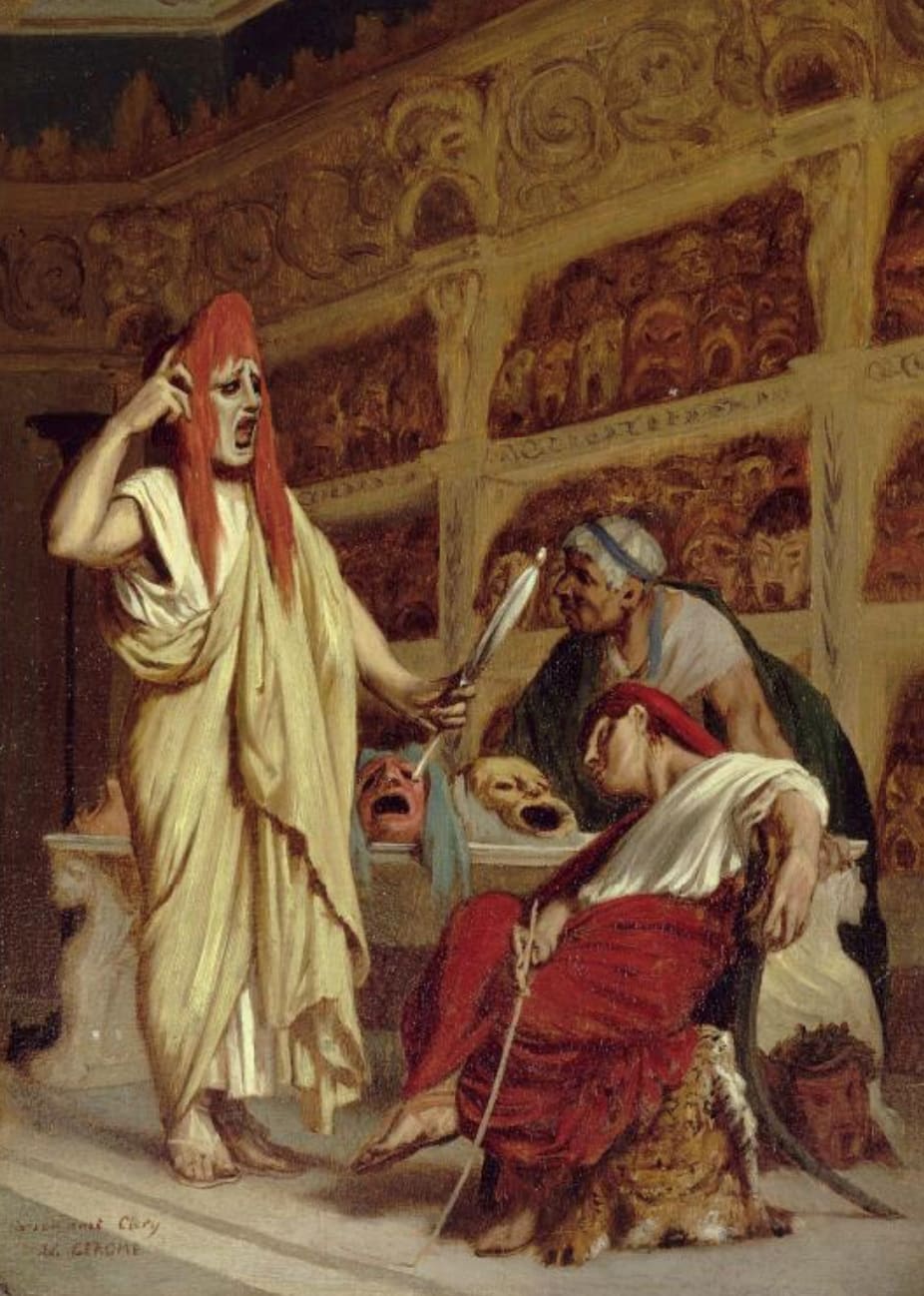 Jean-Léon Gérôme, CHILD WITH A MASK, ca 1845