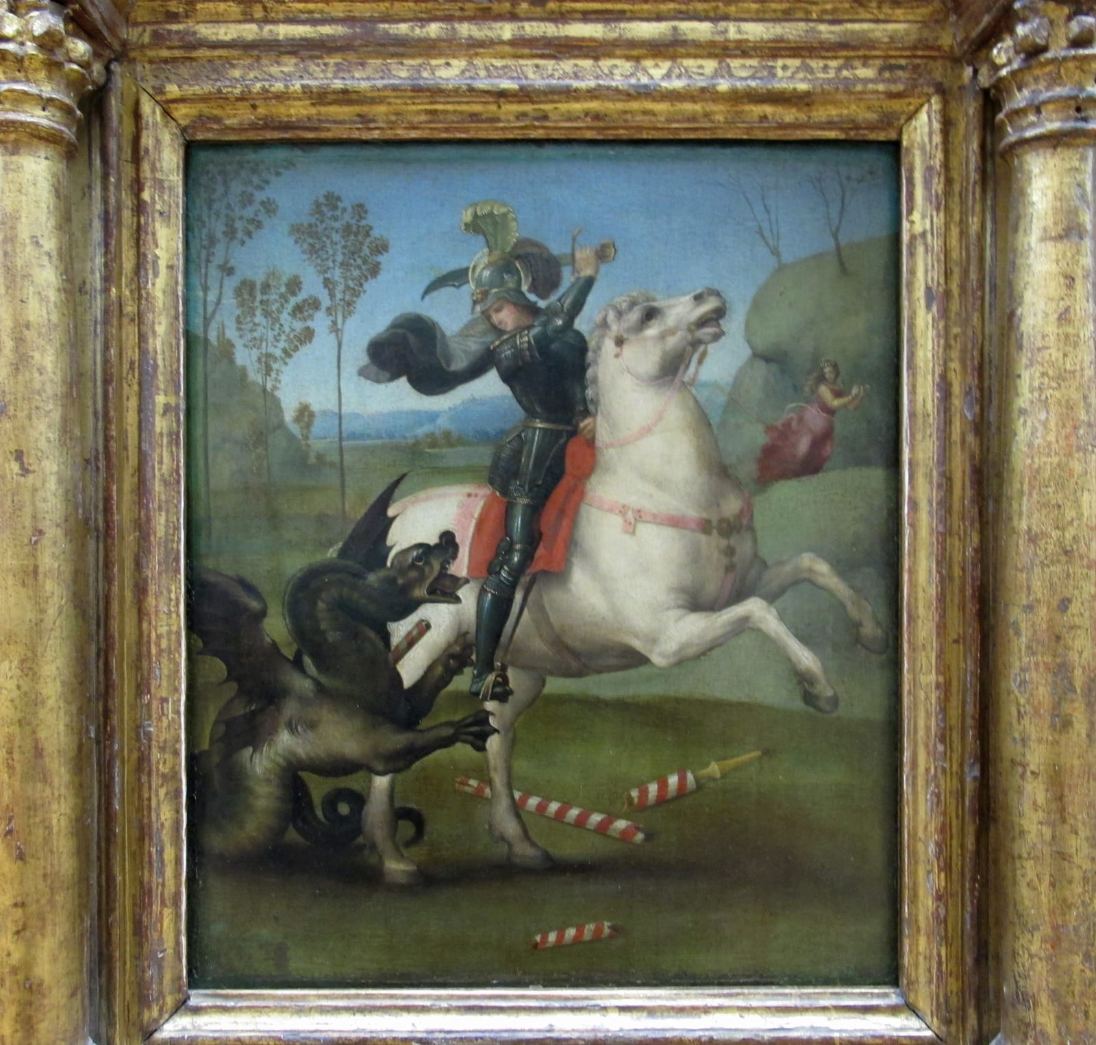 Friedrich Wilhelm Schadow, SAINT GEORGE SLAYING THE DRAGON, around 1820/1821