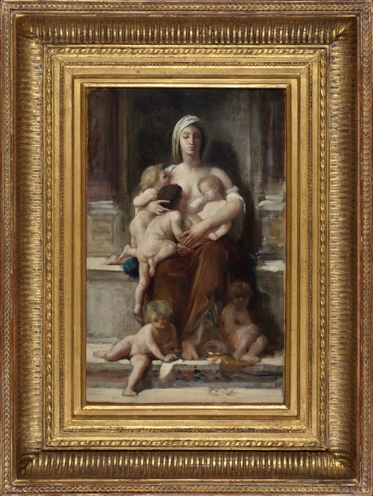 William-Adolphe Bouguereau, STUDY FOR LA CHARITÉ, circa 1877