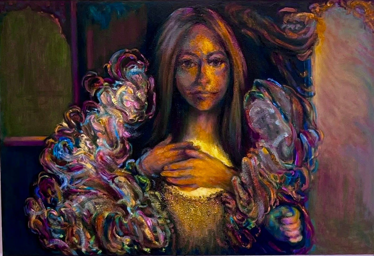 Tina Tammaro, in the forest of my room