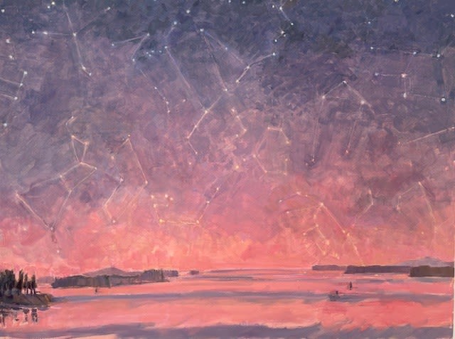 Louise Bourne, Afterglow, Ft. Madision, 2025