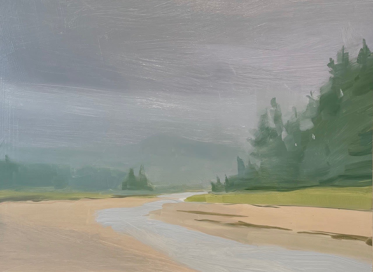Sara MacCulloch, Beach at Acadia, 2023