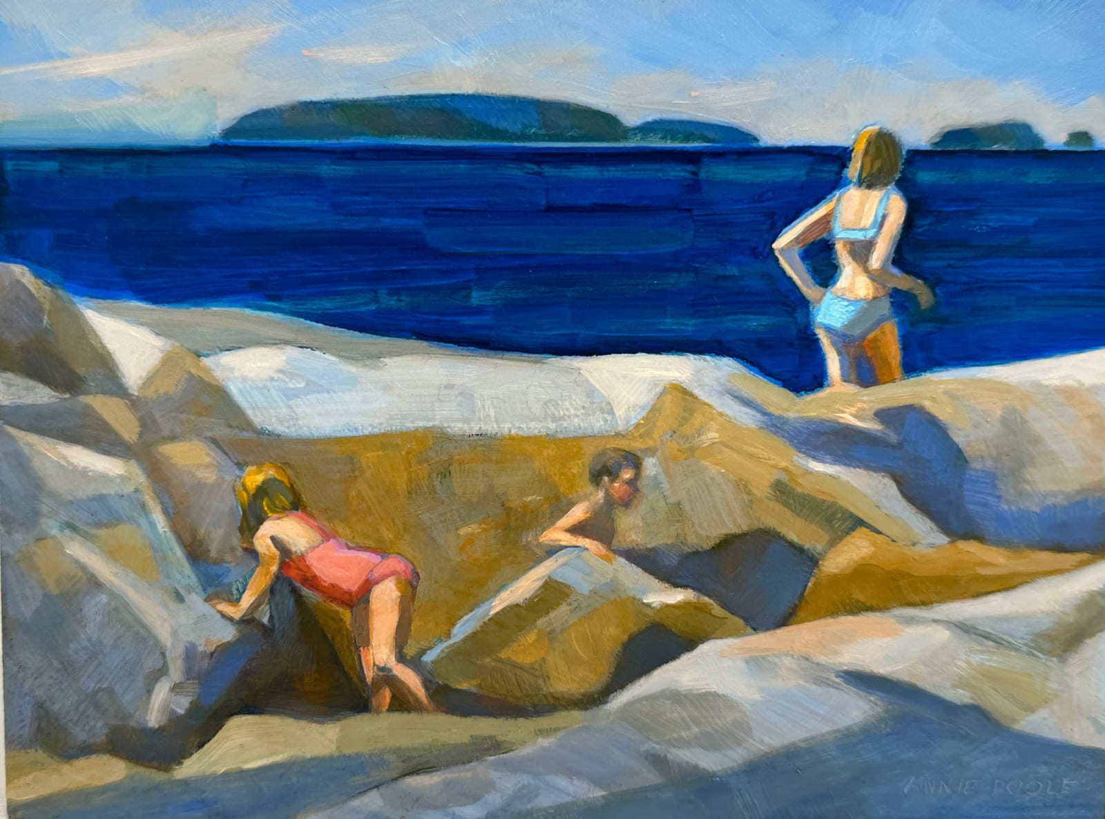 Annie Poole, Climbing the Rocks, 2023