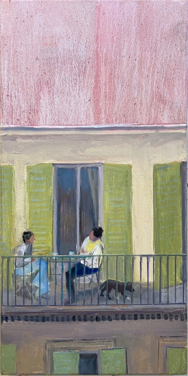 Louise Bourne, Balcon Tête a Tête, 2025