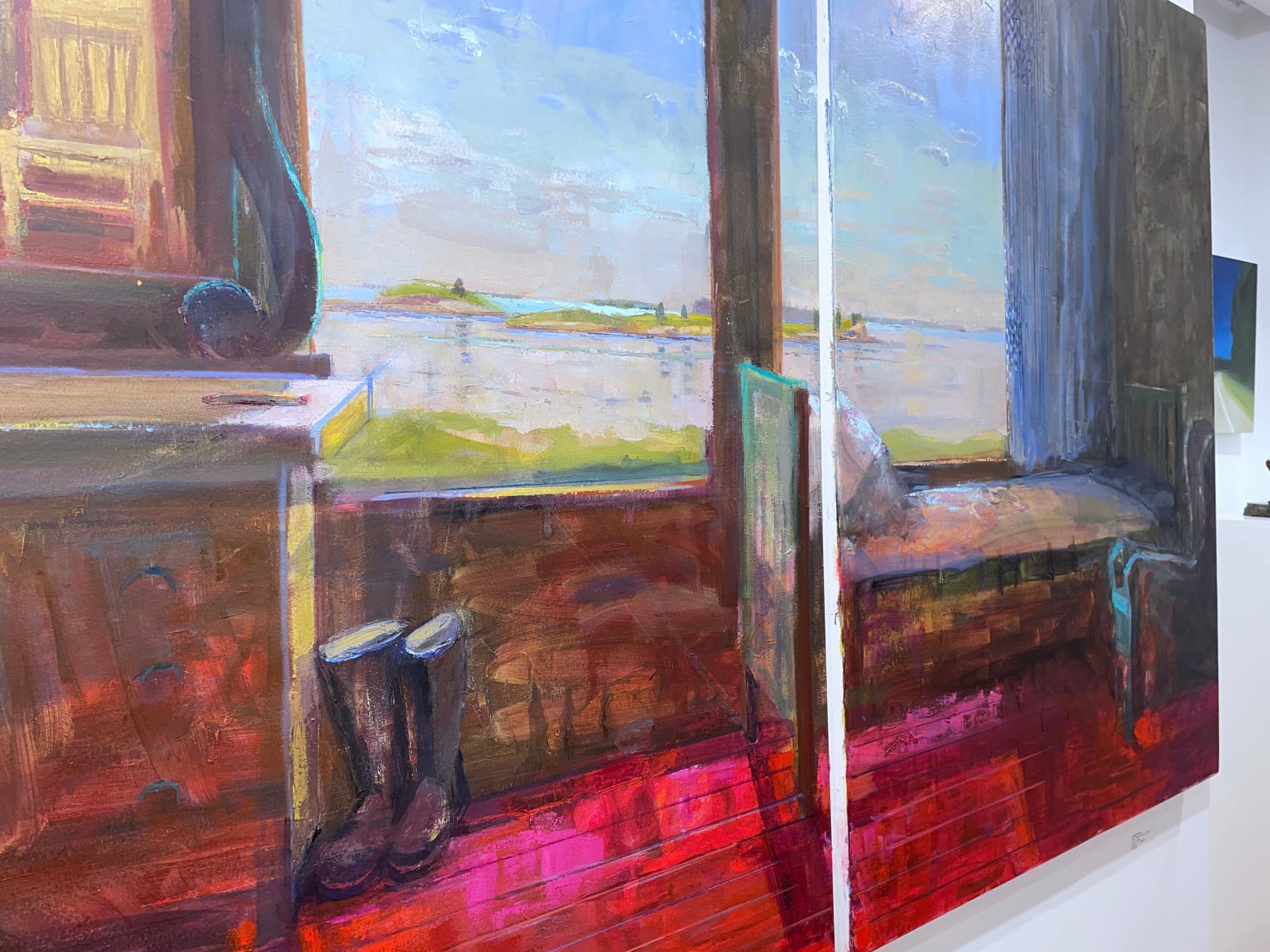 Louise Bourne, Room With A Red Floor, 2022