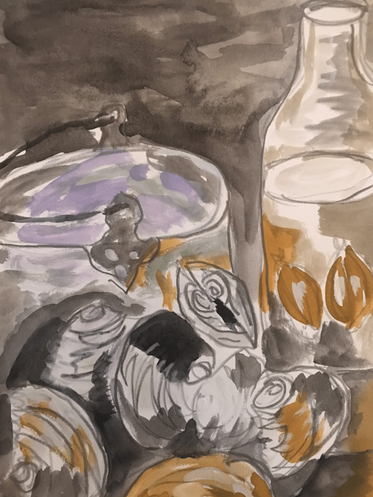 Andrew Young, Still Life, Clams, 2022