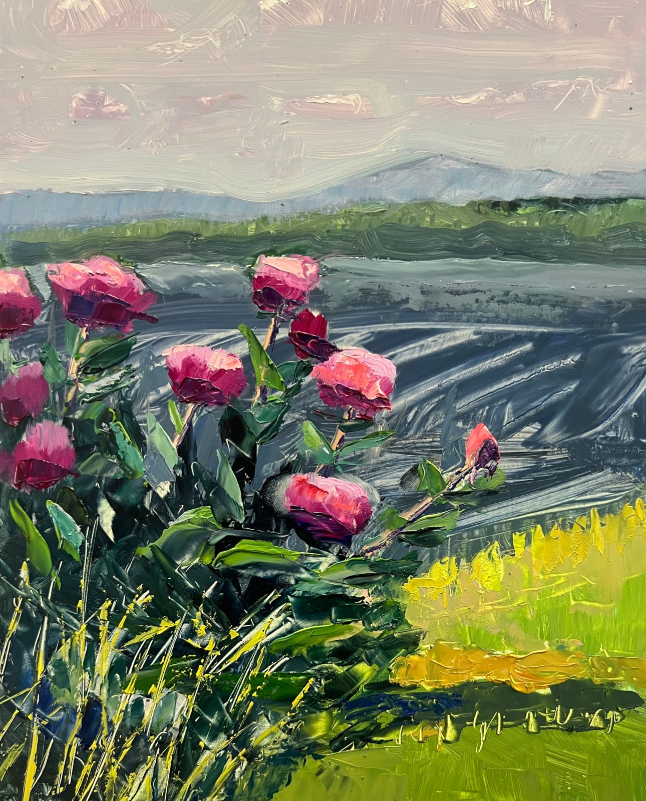Louise Bourne, Wild Peonies, 2025