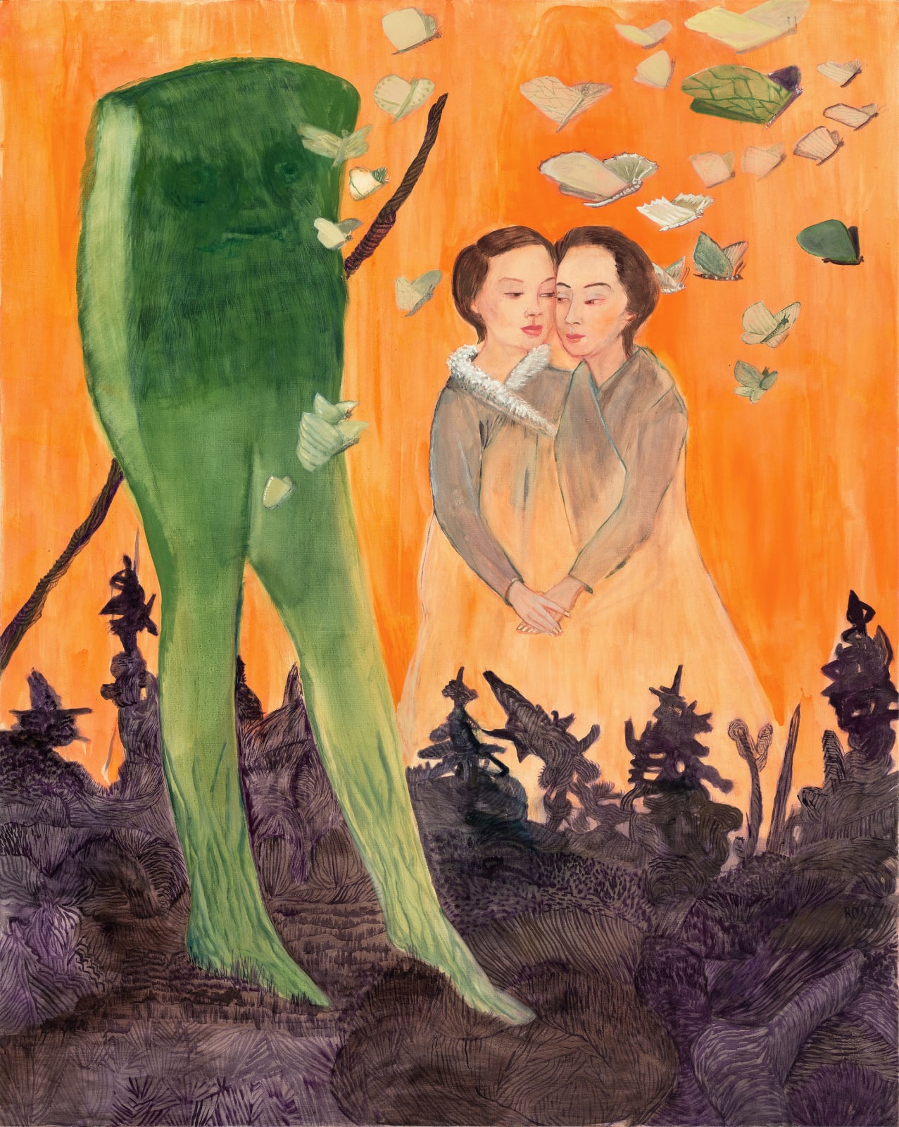 Rosa Loy, Nachbars Garten, 2022