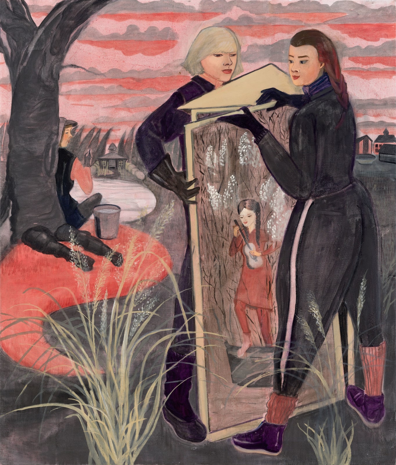 Rosa Loy, Einschlag, 2022