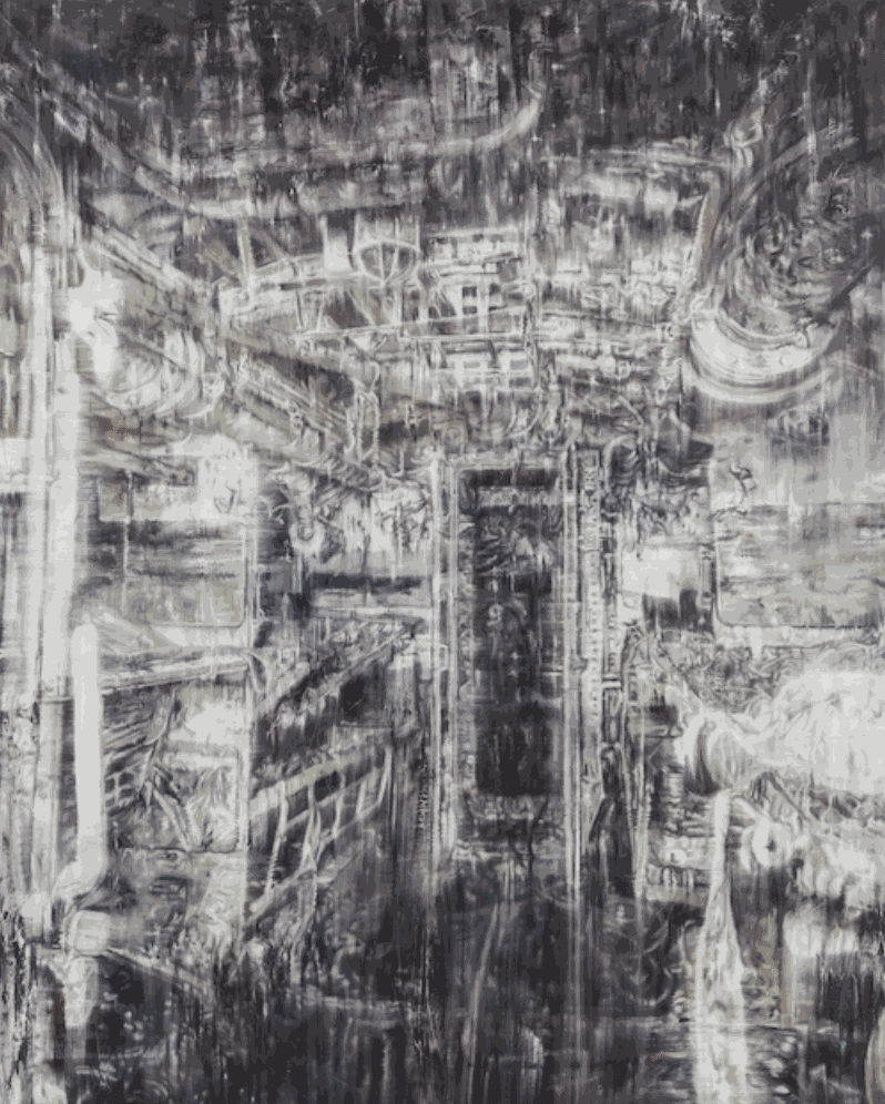 Yoon Suk One, Wet Coffin-bedroom, 2017