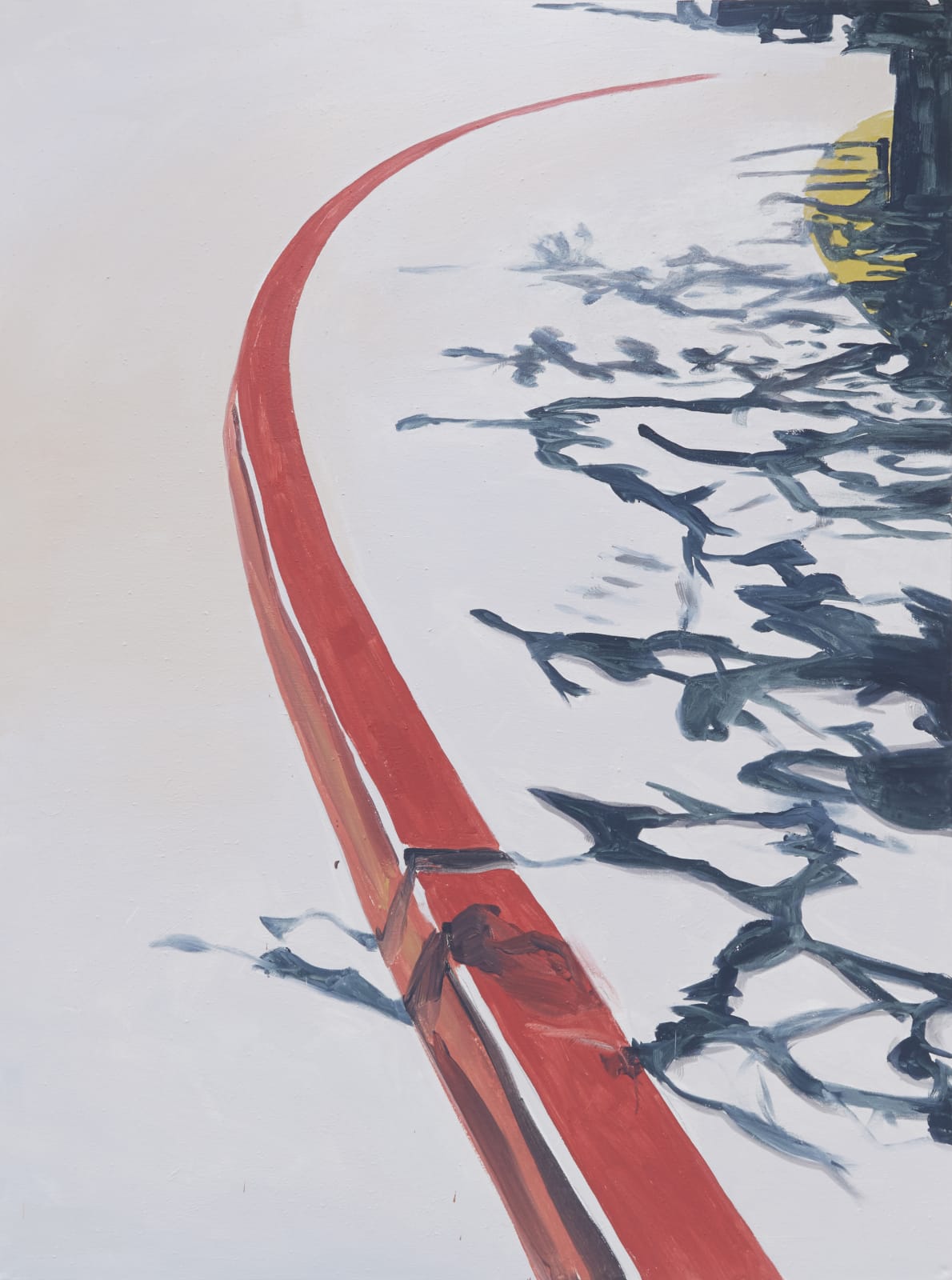 Koen van den Broek, Leaves (Red Border), 2016