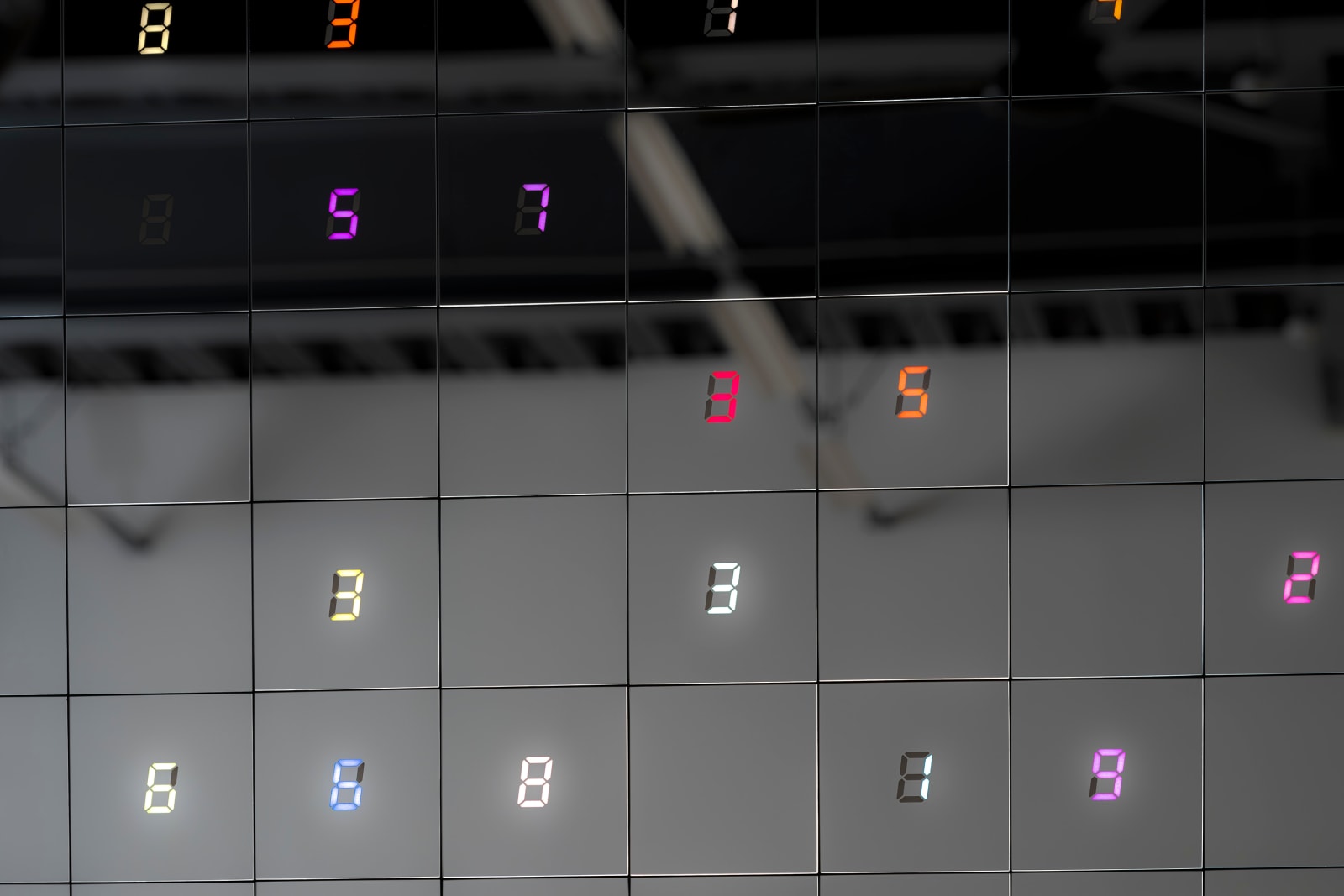 Tatsuo Miyajima, Changing Life with Changing Circumstance 01, 2023