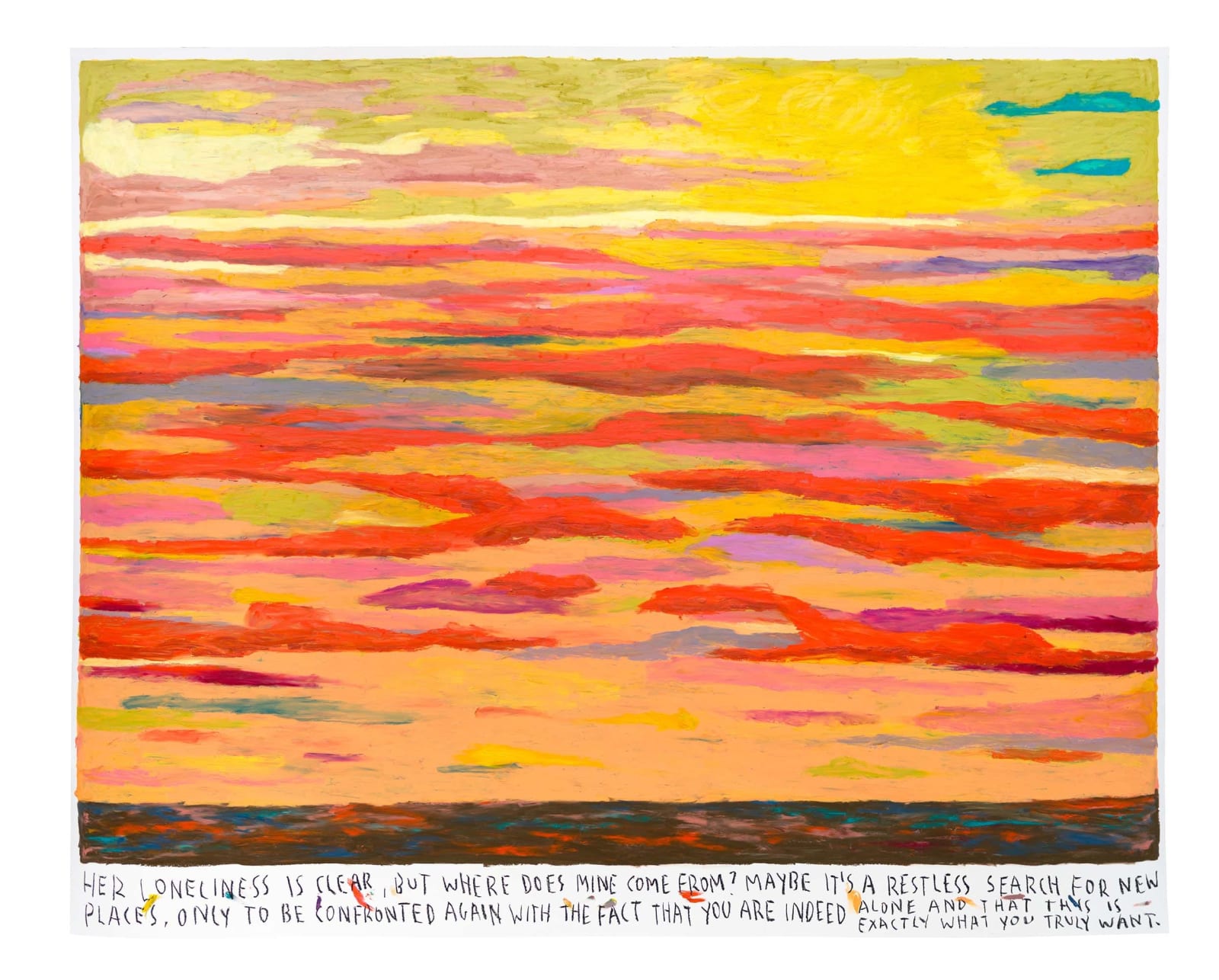 Rinus Van de Velde, Her loneliness is clear, …, 2025