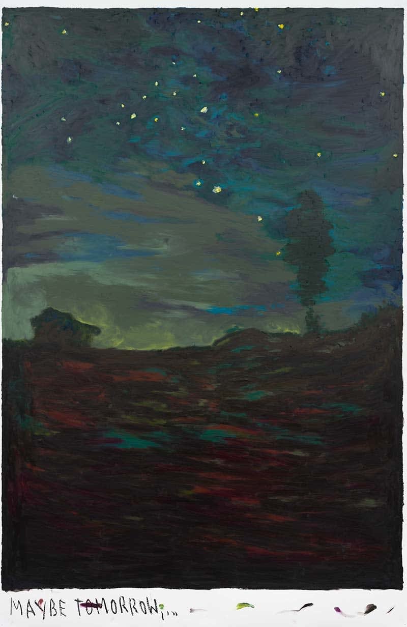 Rinus Van de Velde, Maybe tomorrow, ..., 2025