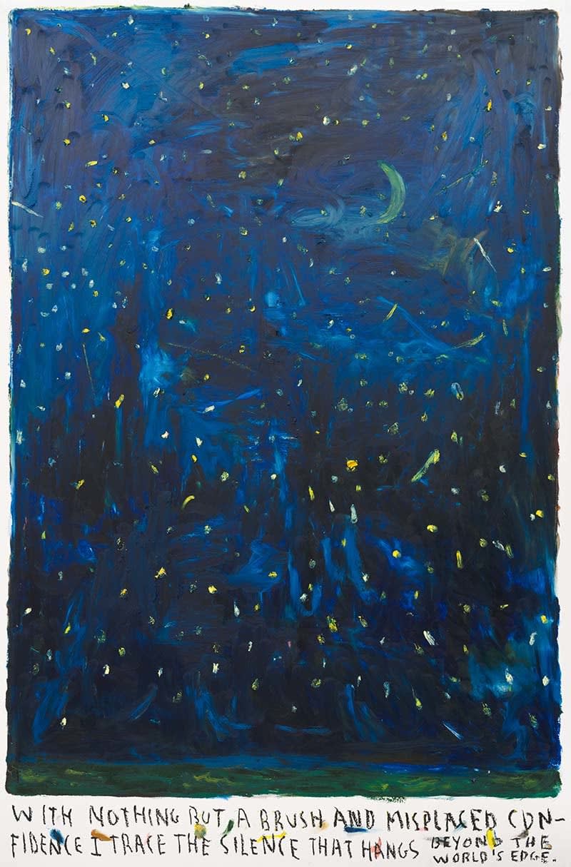 Rinus Van de Velde, With nothing but a brush ..., 2025