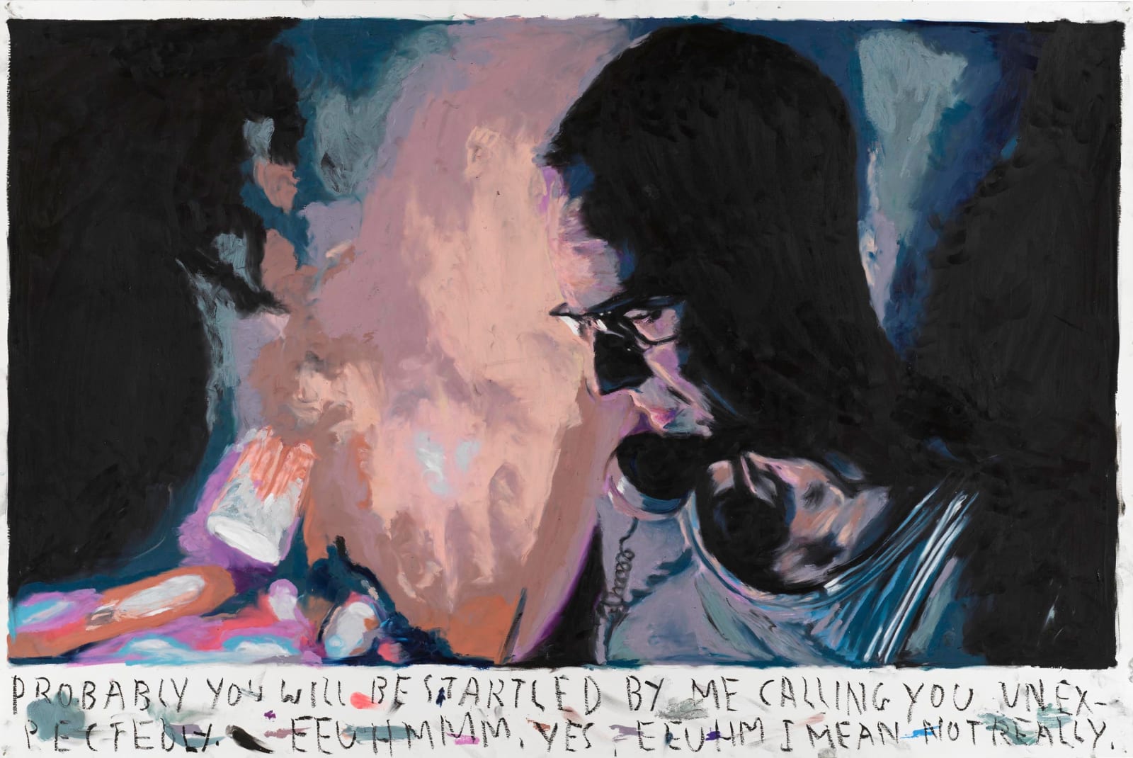 Rinus Van de Velde, Probably you will be startled by me calling you ..., 2022