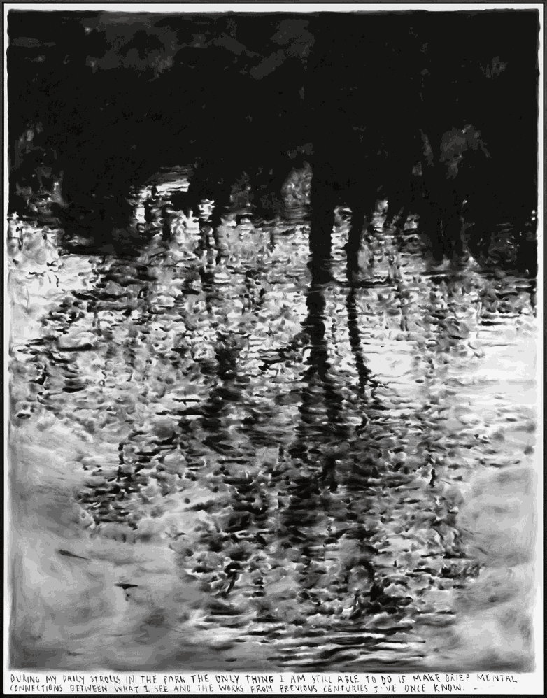 Rinus Van de Velde, During these daily strolls..., 2018