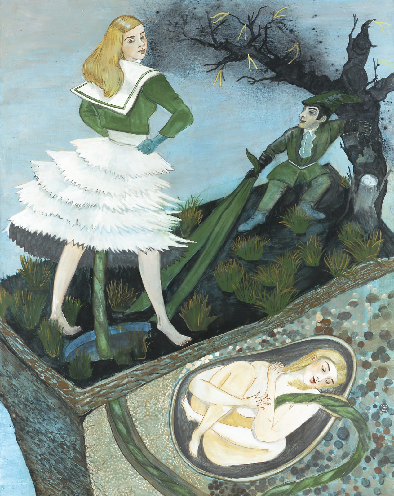 Rosa Loy, Anteilnahme, 2017