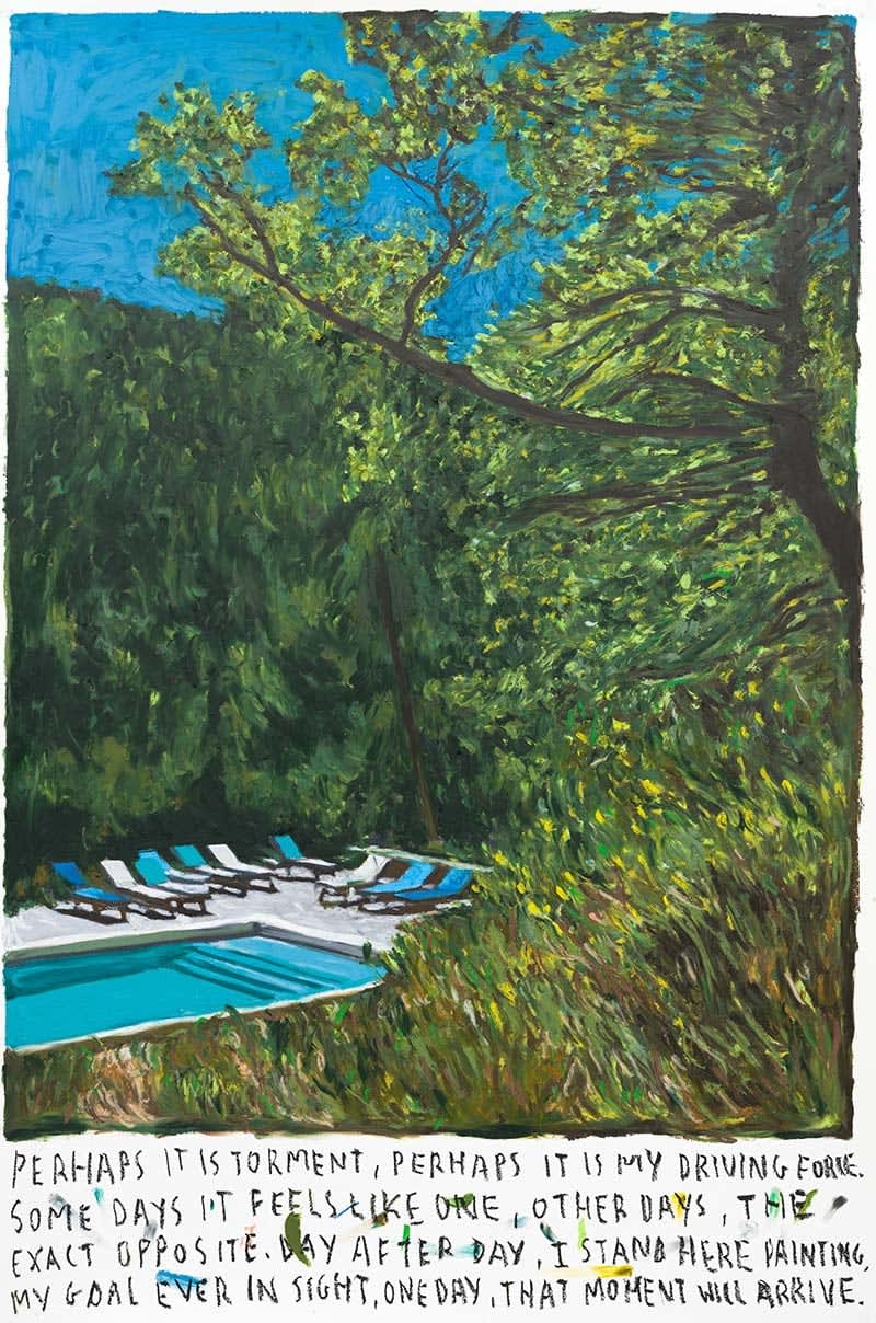 Rinus Van de Velde, Perhaps it is torment, ..., 2025