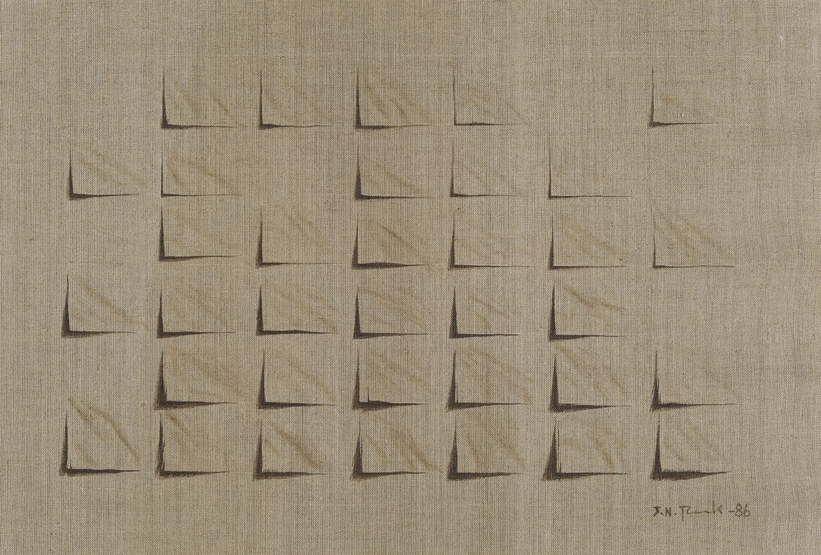 Park Jang Nyun, Hemp Cloth 86-30, 1986
