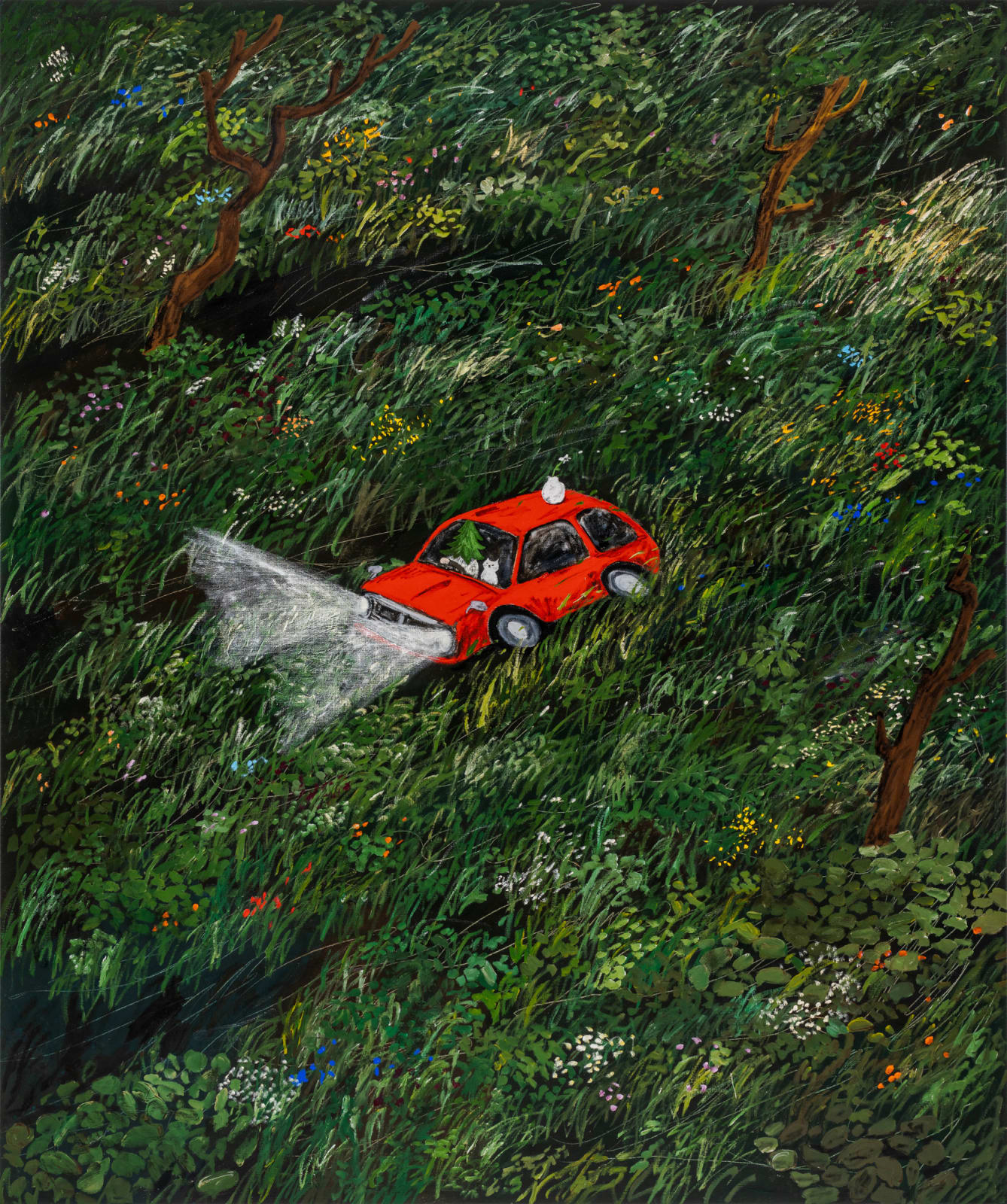 Yuichi Hirako, Lost in Thought 92, 2022