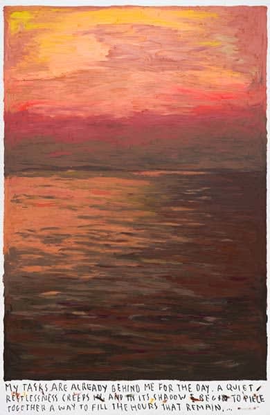 Rinus Van de Velde, My tasks are already behind me for the day. ..., 2025