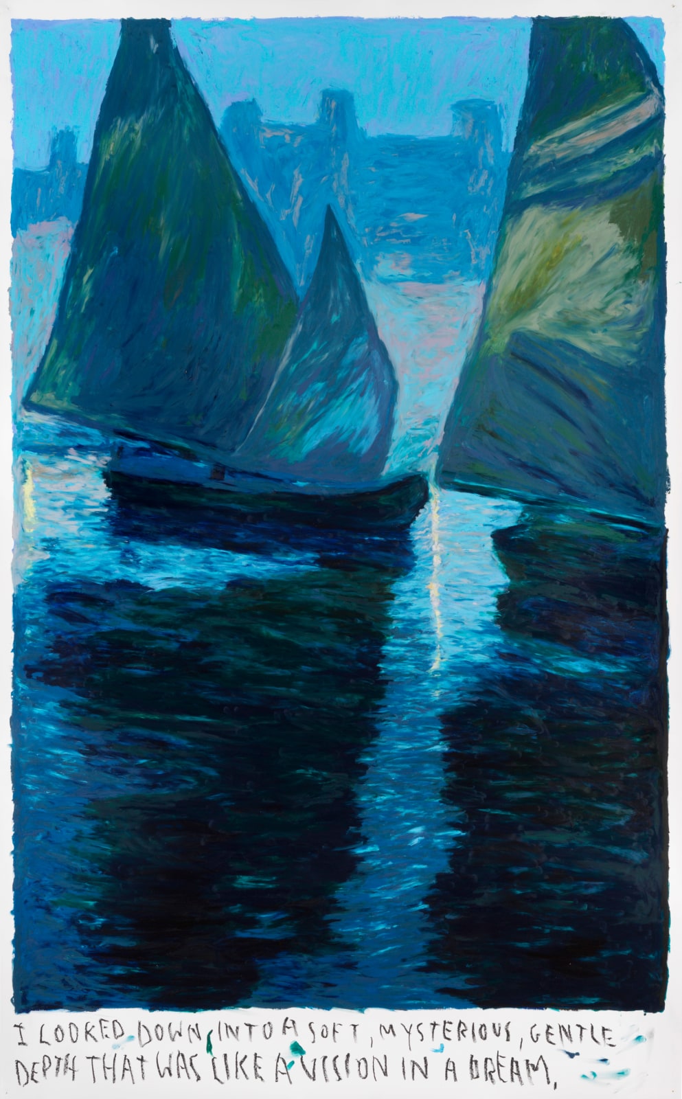 Rinus Van de Velde, I looked down into a soft, mysterious, gentle depth..., , 2023