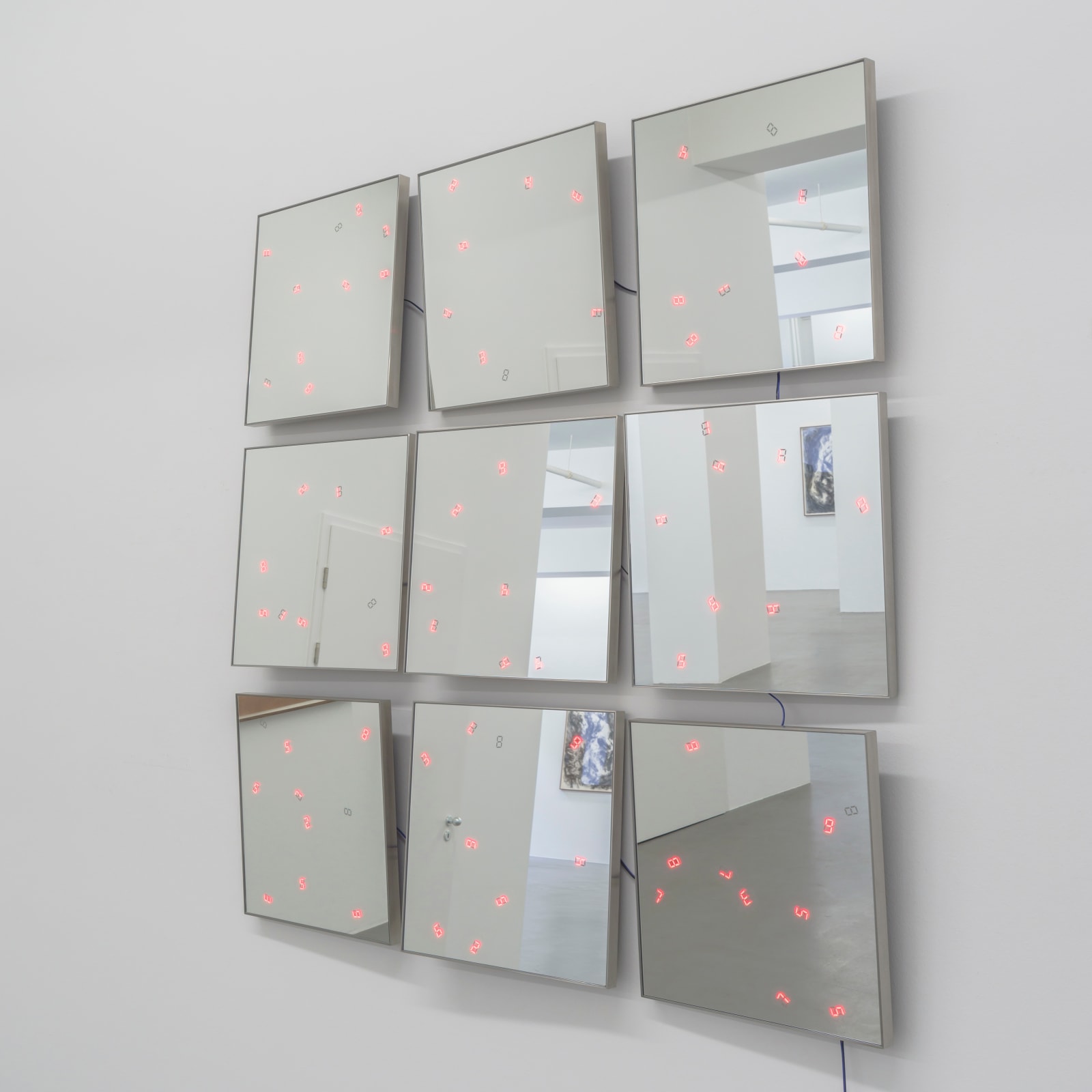 Tatsuo Miyajima, C.T.C.S. Flower Dance - no.4, 2017