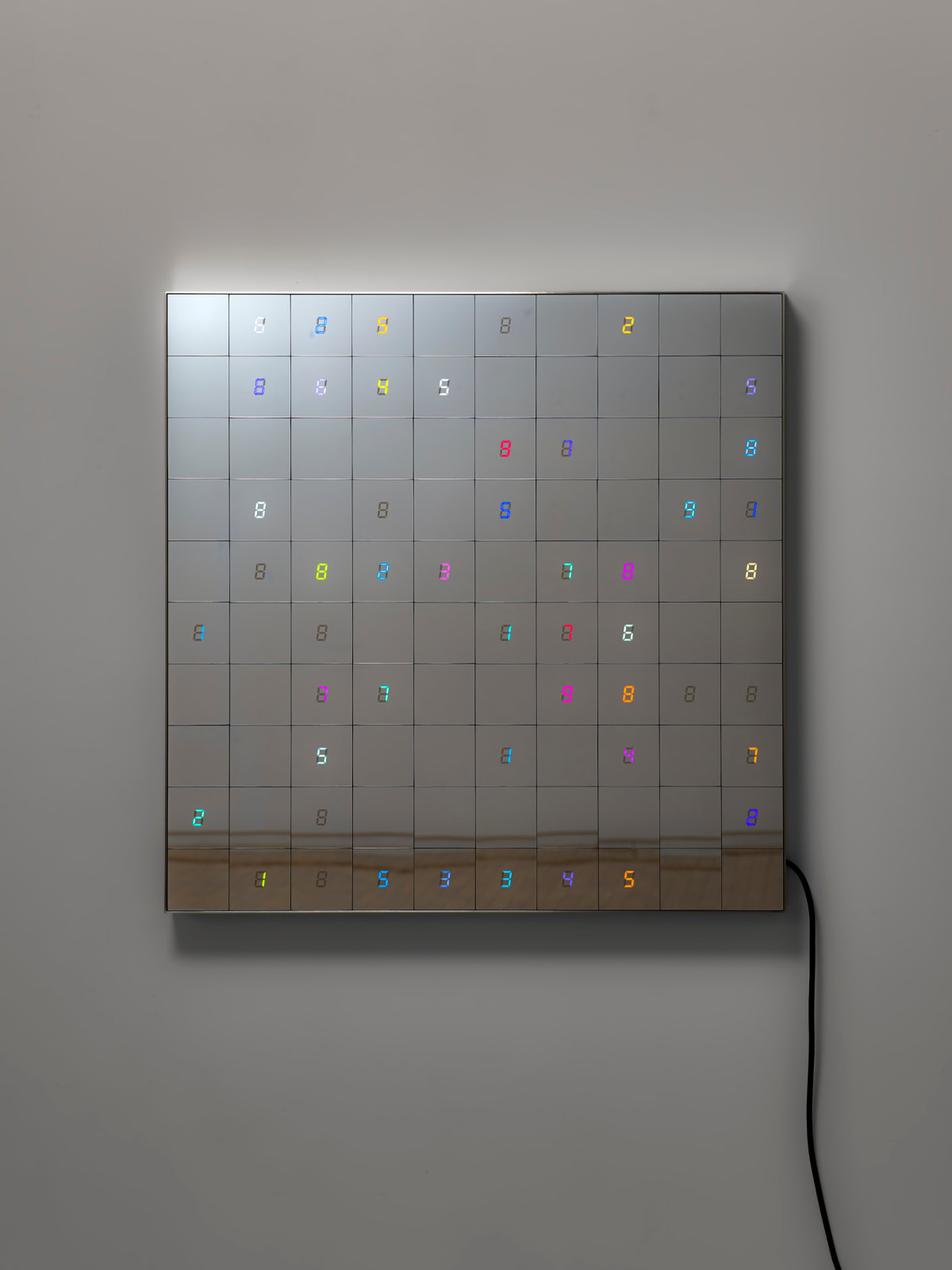 Tatsuo Miyajima, Changing Life with Changing Circumstance 01, 2023