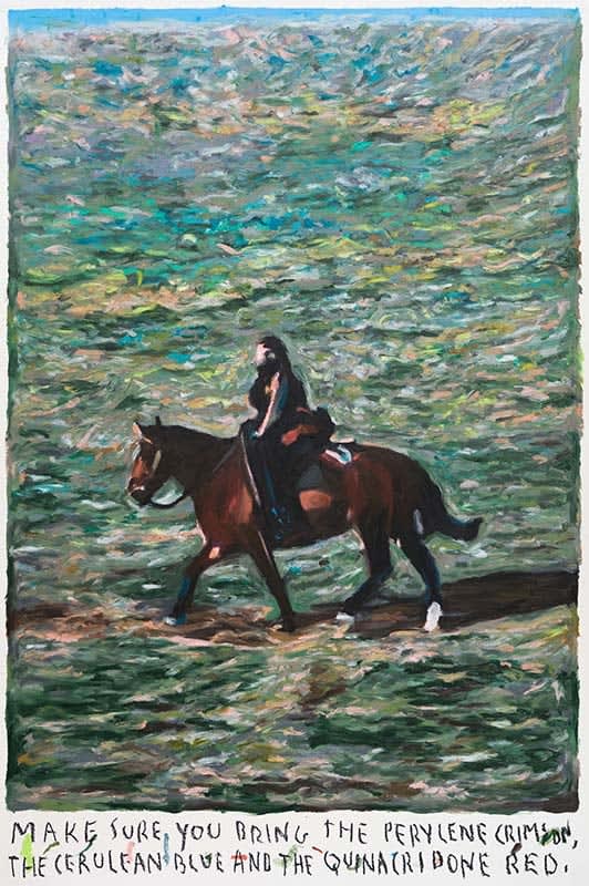 Rinus Van de Velde, Make sure you bring the perylene crimson, ..., 2025