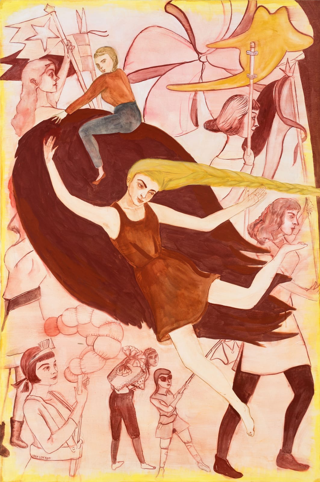 Rosa Loy, Friedfertig, 2017