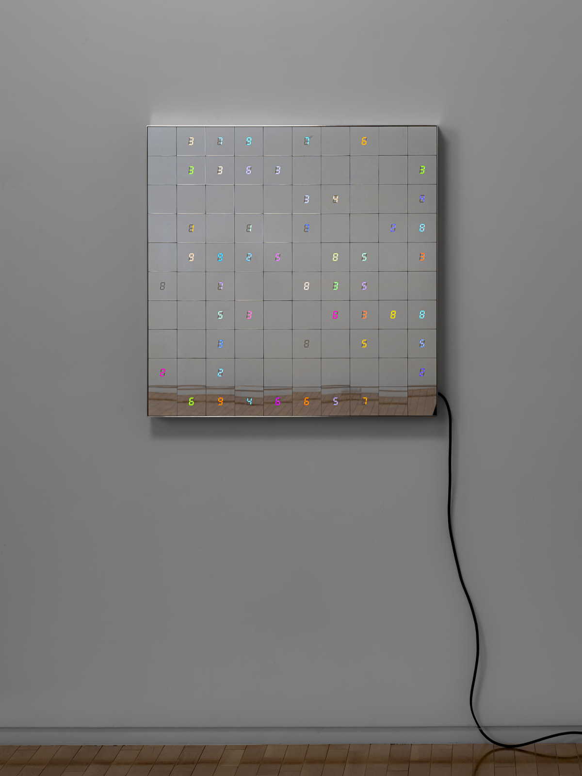 Tatsuo Miyajima, Changing Life with Changing Circumstance 01, 2023