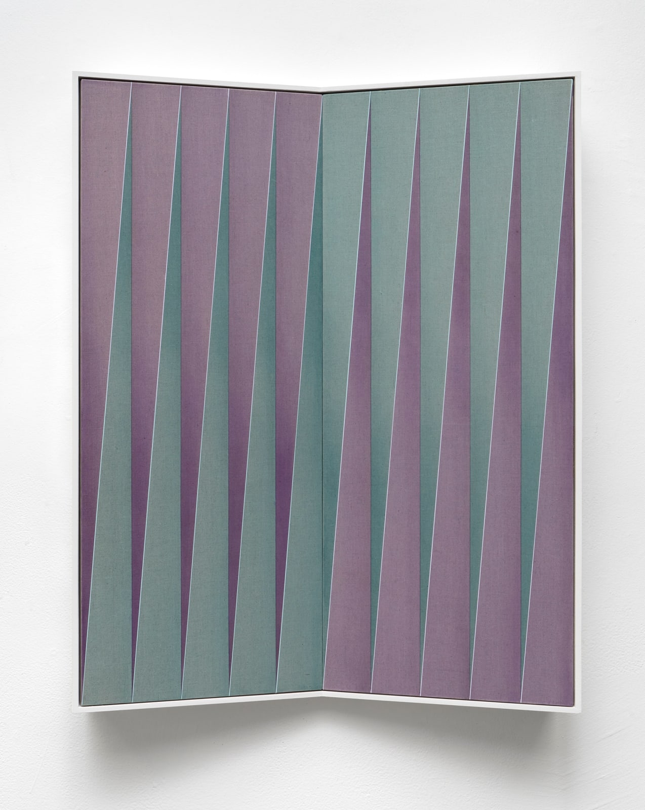 Suzanne Song, Recto Verso (Purple-Green), 2024