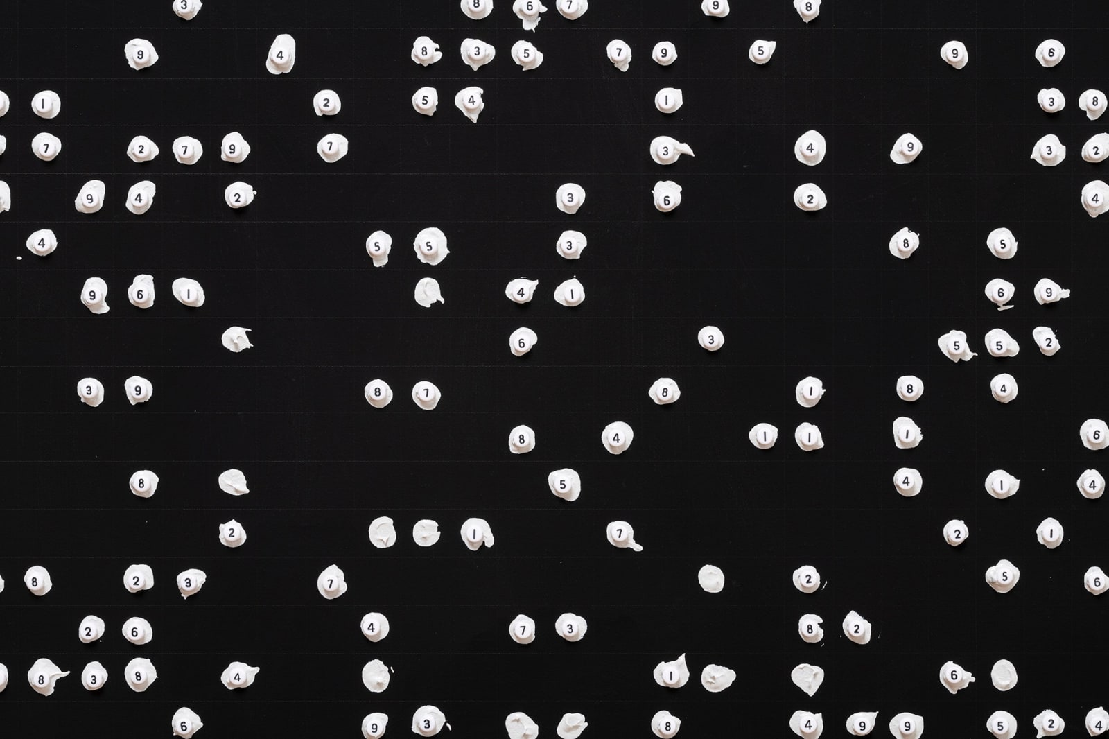 Tatsuo Miyajima, Numerical Beads Painting - 009, 2022