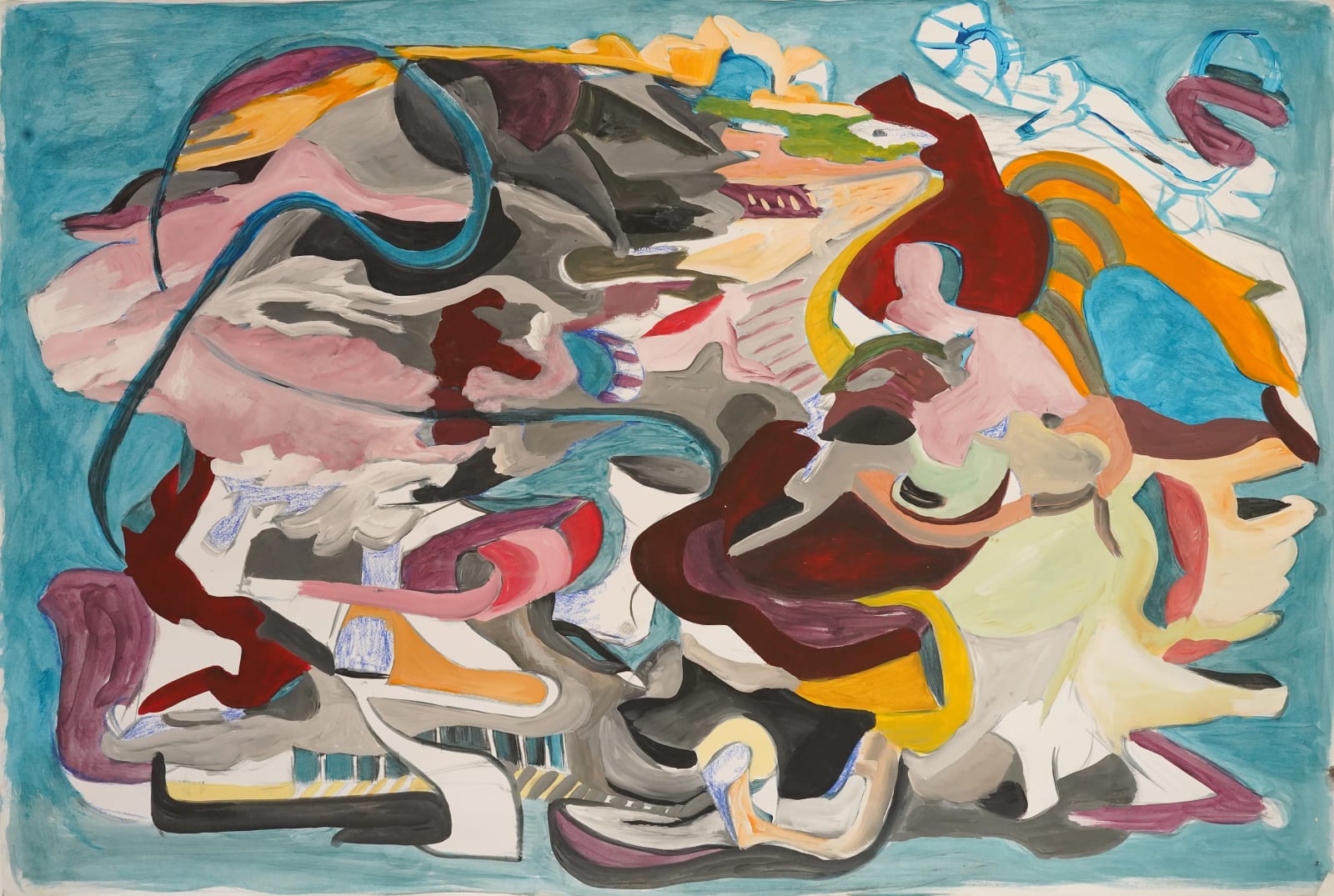 Rajaa AlHajj, The Blue, 2023