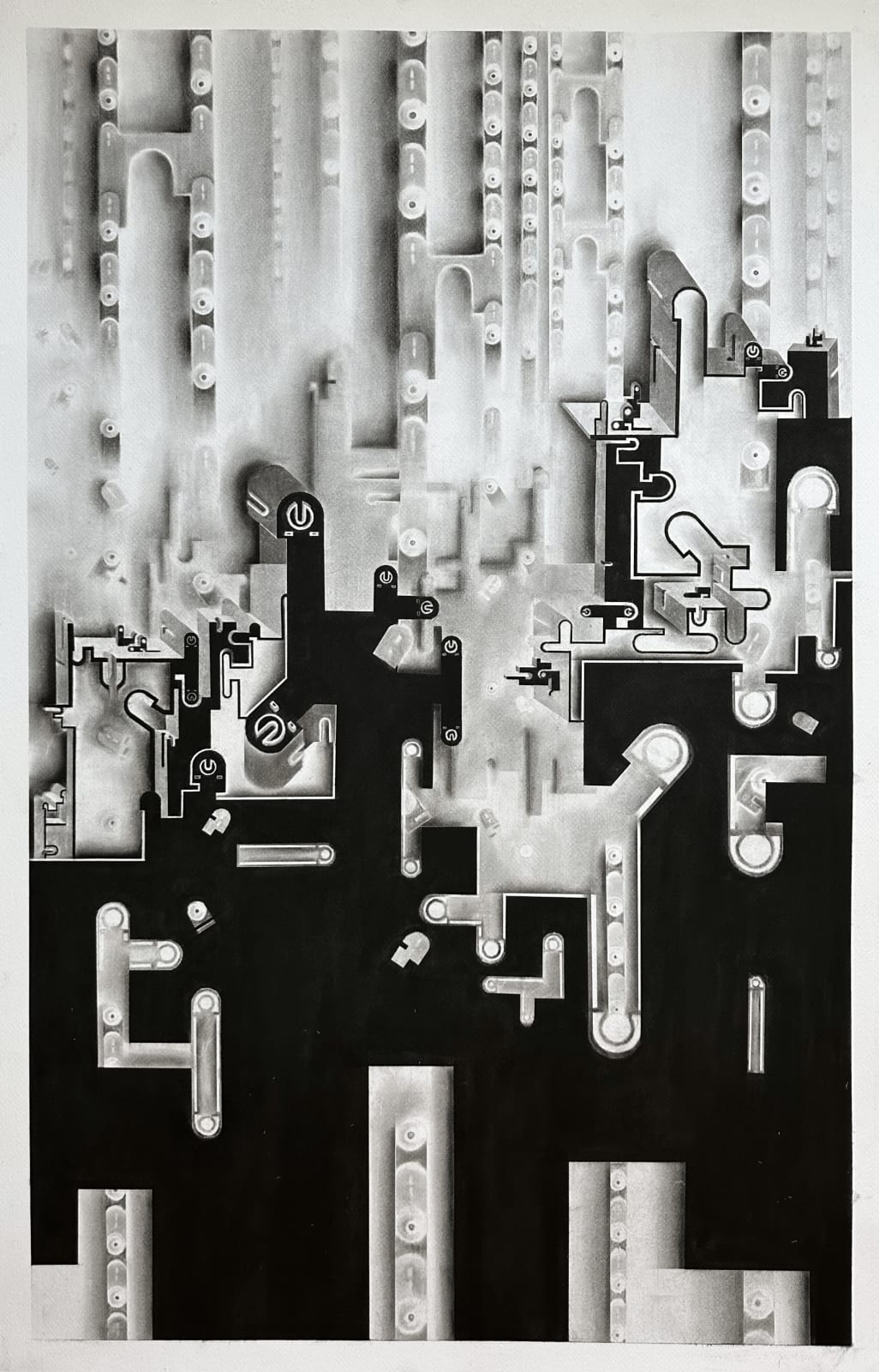 Rua AlAwadhi, تجاويف أرضية وأعمدة سماوية – Earthen Depths, Heavenly Heights , 2023